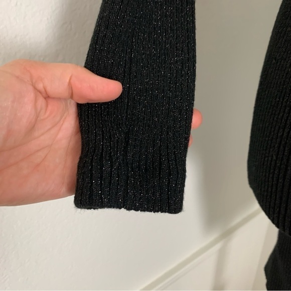 Guess Metallic Ribbed Knit Lace Up Corset Bodycon Dress Retro Y2K - Picture 8 of 12